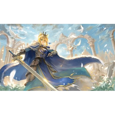 画像1: プレイマット　『アルトリア・ペンドラゴン』(プレイマットポーチ付き)